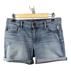 ANN TAYLOR LOFT Women’s Distressed Denim Jean Shorts Blue Size 27/4